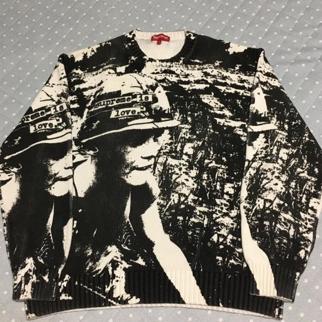 Supreme(シュプリーム)の19aw supreme is love.クルーネックセーター メンズのトップス(ニット/セーター)の商品写真