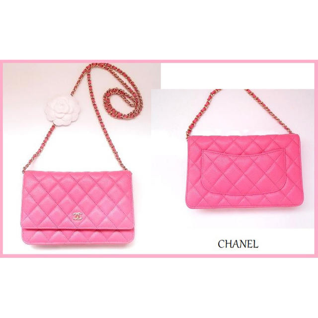 CHANEL(シャネル)の💕新品・CHANEL・20ssチェーンウォレット【ピンク】💕 レディースのバッグ(ショルダーバッグ)の商品写真