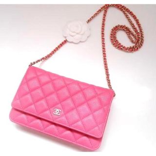 シャネル(CHANEL)の💕新品・CHANEL・20ssチェーンウォレット【ピンク】💕(ショルダーバッグ)