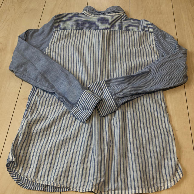 DENIM DUNGAREE(デニムダンガリー)の8028★denim dungaree Stripe shirt  140 キッズ/ベビー/マタニティのキッズ服男の子用(90cm~)(ブラウス)の商品写真