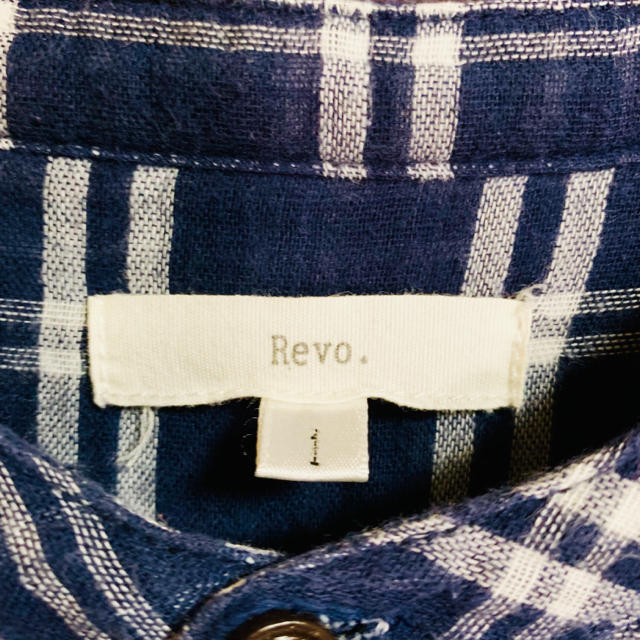 Revo(レヴォ)のRevo. スタンドカラーダブルガーゼシャツ M メンズのトップス(シャツ)の商品写真
