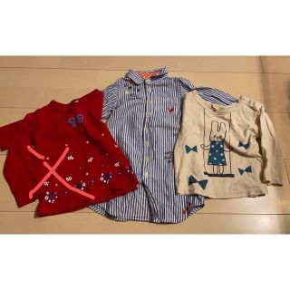 ジャンクストアー(JUNK STORE)のストライプシャツ&長Tシャツセット(その他)