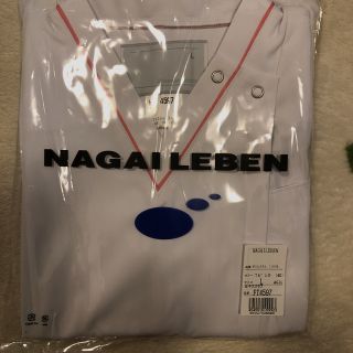 ナガイレーベン(NAGAILEBEN)のナガイレーベン　スクラブ　L  白×ピンク　FT4597(その他)