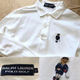 ラルフローレン(Ralph Lauren)の90s ラルフローレン ポロシャツ S 白 ポロベア(ポロシャツ)