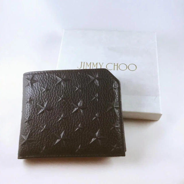 出品月曜まで 定価63800円 未使用 Jimmy Choo 二つ折り財布ファッション小物