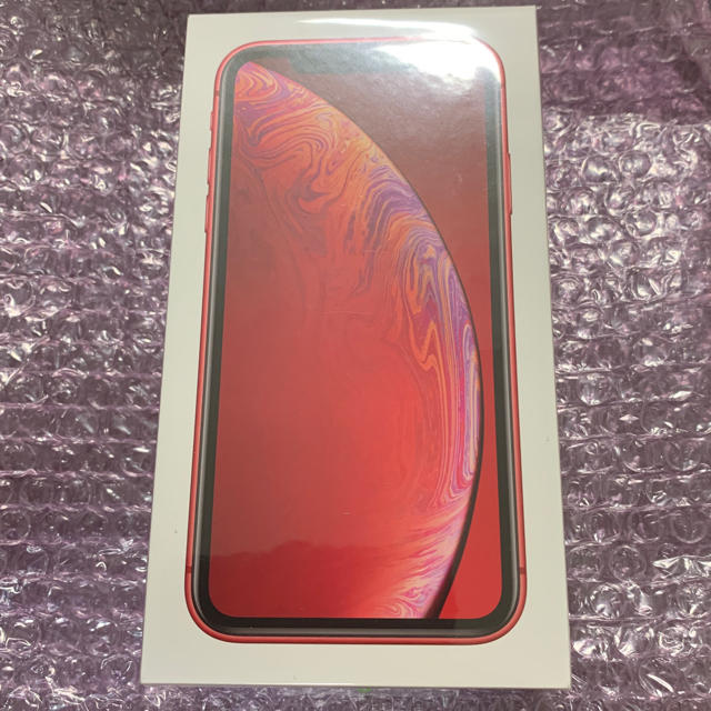 iPhoneXR RED 64GB simフリー 新品未開封