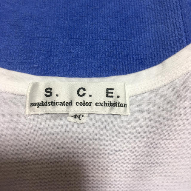 S.C.E. 白Tシャツ  40 レディースのトップス(Tシャツ(半袖/袖なし))の商品写真