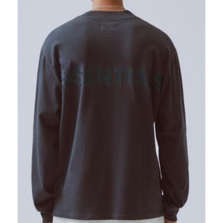 フィアオブゴッド(FEAR OF GOD)のMサイズ　FOG Essentials エッセンシャルズ ロンT 黒 (Tシャツ/カットソー(七分/長袖))