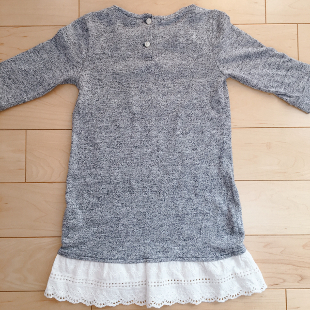 babyGAP(ベビーギャップ)のbaby GAP  110cm  女の子用　ワンピース　七分袖 キッズ/ベビー/マタニティのキッズ服女の子用(90cm~)(ワンピース)の商品写真