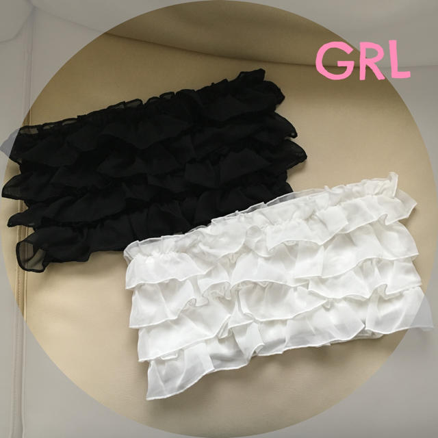 GRL(グレイル)のGRL♡フリルティアードベアトップset レディースのトップス(ベアトップ/チューブトップ)の商品写真