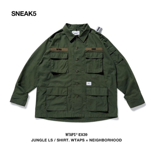 JUNGLE LS / SHIRT. WTAPS×NEIGHBORHOOD