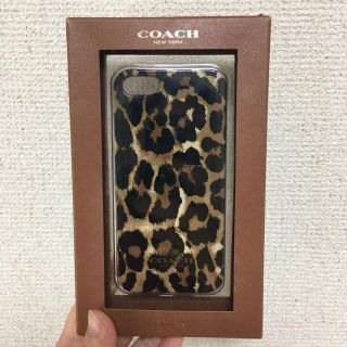 コーチ(COACH)のCOACH コーチ  iPhone5s iPhoneSE  レオパード柄 ケース(iPhoneケース)