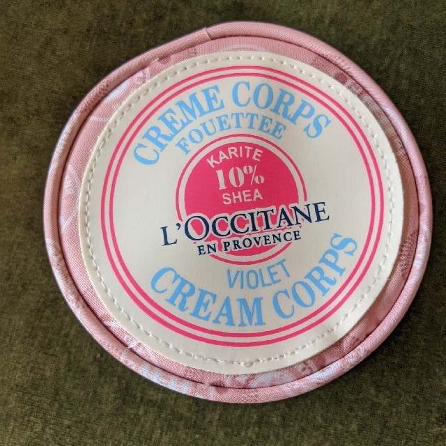 L'OCCITANE(ロクシタン)のロクシタン　ポーチ　ヴァイオレットブーケシア コスメ/美容のコスメ/美容 その他(その他)の商品写真