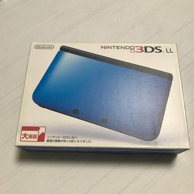 Nintendo 3DS LL 本体ブルーブラック ニンテンドー3DS 未使用 見事な