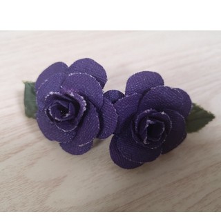 バレッタ　紫(その他)