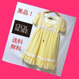 セシルマクビー(CECIL McBEE)の【CECIL McBEE】セシルマクビーワンピース(ミニワンピース)