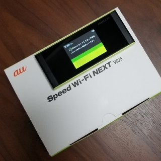 エーユー(au)の★美品★WiMAX2+　Speed Wi-Fi NEXT W05(その他)