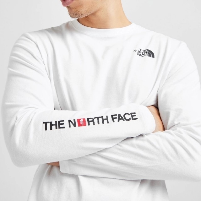 THE NORTH FACE(ザノースフェイス)のノースフェイス マウンテンプリントロンT 海外Mサイズ メンズのトップス(Tシャツ/カットソー(七分/長袖))の商品写真