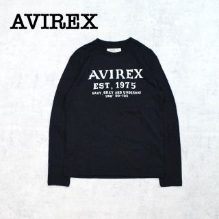 アヴィレックス(AVIREX)のAVIREX アヴィレックス デカロゴ U.S.NAVY ミリタリー モノトーン(Tシャツ/カットソー(七分/長袖))