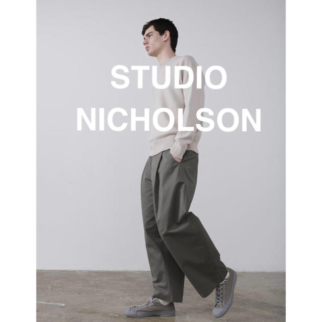 STUDIO NICHOLSON 20ss BEN Volume Pants-