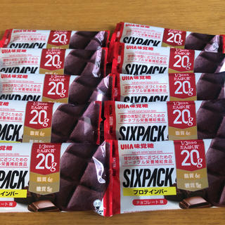 ユーハミカクトウ(UHA味覚糖)のUHA味覚糖　プロテインバー　SIIXPACK チョコレート味　10袋(プロテイン)