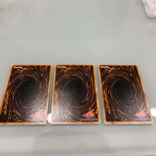 遊戯王　聖なるバリアーミラーフォース　美品　初期　シークレットレア　セット エンタメ/ホビーのトレーディングカード(シングルカード)の商品写真