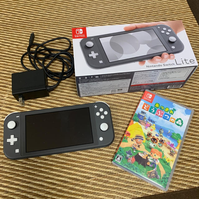 Nintendo Switch Liteグレー　どうぶつの森セット