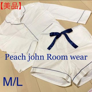 ピーチジョン(PEACH JOHN)の【Peach john】Room wear / white ストライプ(ルームウェア)