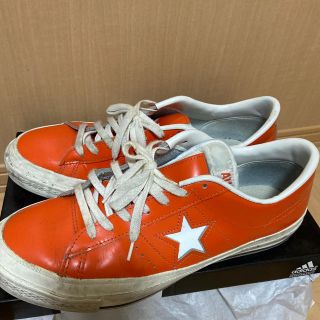 コンバース(CONVERSE)の【美品】ワンスター☆オレンジ　キムタク着　限定レア　(スニーカー)