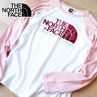 ザノースフェイス(THE NORTH FACE)の美品 S ノースフェイス レディース TEKTEE カットソー ピンク(カットソー(長袖/七分))