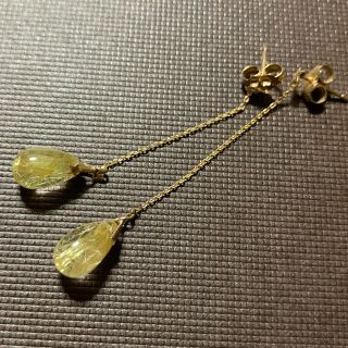 スタージュエリー(STAR JEWELRY)のスタージュエリー  ルチルクォーツ　ピアス(ピアス)