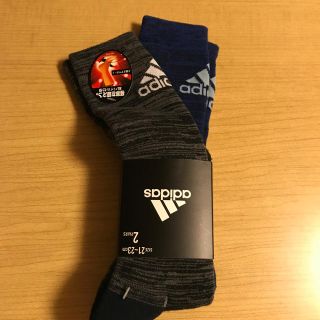 アディダス(adidas)の21 22 23 2足　パイル　アディダス　キッズ　男の子　靴下　ハイソックス(靴下/タイツ)