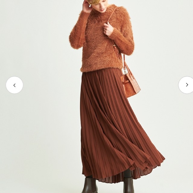 LOUNIE(ルーニィ)の【葉月様】LOUNIE ロングプリーツスカート　36サイズ レディースのスカート(ロングスカート)の商品写真