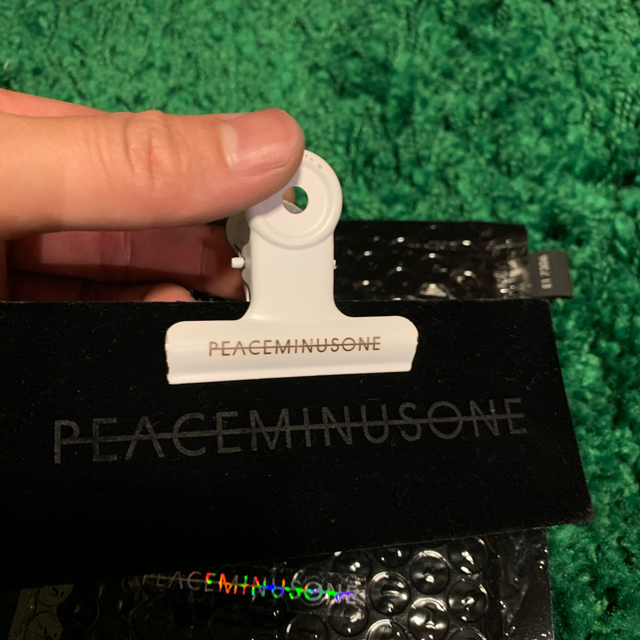 peace minusone クリップ　白