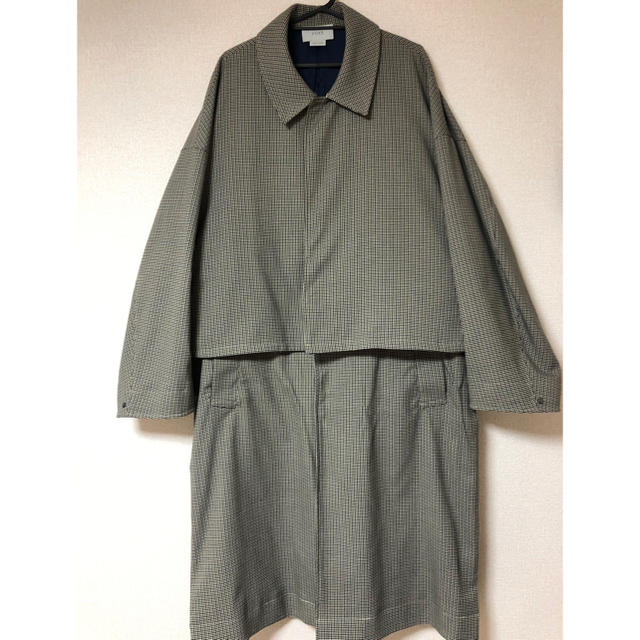 SUNSEA(サンシー)の【まるこ様専用】YOKE 3WAY BAL COLLAR SHARE COAT メンズのジャケット/アウター(ステンカラーコート)の商品写真