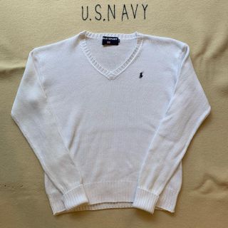 ポロラルフローレン(POLO RALPH LAUREN)の90s POLO SPORTS Vネック コットンセーター ヴィンテージ(ニット/セーター)