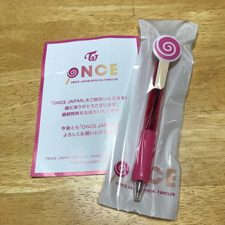 TWICE ファンクラブ 継続特典 ボールペン(アイドルグッズ)