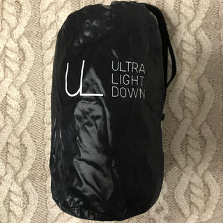 ユニクロ(UNIQLO)のユニクロ　ウルトラライトダウン　巾着袋　ブラック(その他)