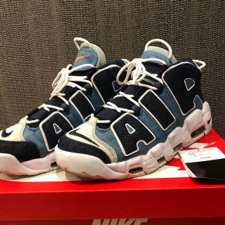 ナイキ(NIKE)のNIKE AIR MORE UPTEMPO DENIM(スニーカー)