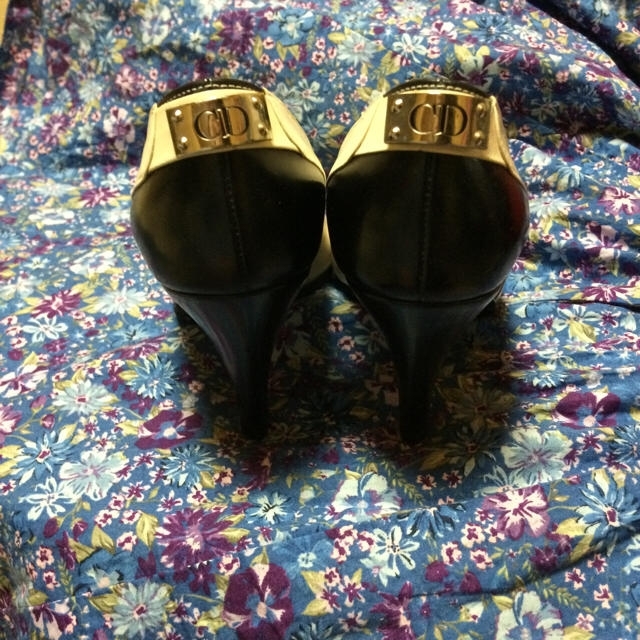 Christian Dior(クリスチャンディオール)のディオールオープントゥパンプス レディースの靴/シューズ(ハイヒール/パンプス)の商品写真