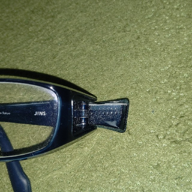 ジンズ 花粉メガネ 度なし レディースのファッション小物(サングラス/メガネ)の商品写真