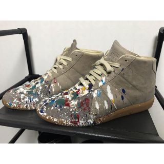 マルタンマルジェラ(Maison Martin Margiela)のMaison Margiela ペンキジャーマントレーナー　42(スニーカー)