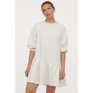 エイチアンドエム(H&M)のＨ＆Ｍ スウェット ワンピース M(ミニワンピース)