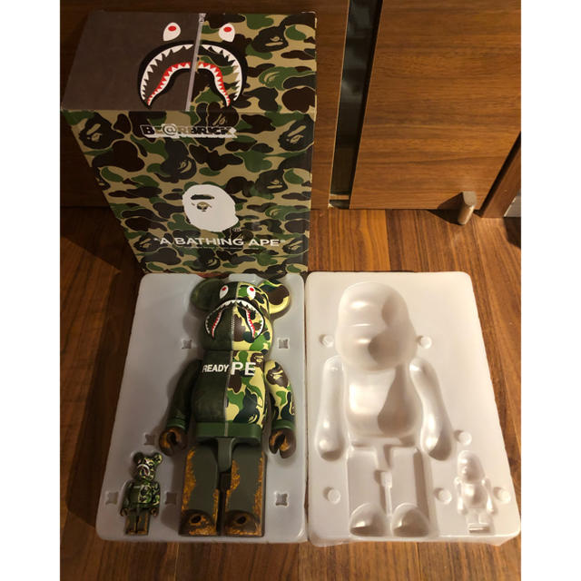 【返品交換不可】 BE@RBRICK - TOY MEDICOM APE ベアブリック 400%100% READYMADE キャラクターグッズ