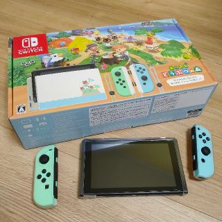 ニンテンドウ(任天堂)の【匿名配送】【美品】 Nintendo Switch あつまれどうぶつの森 本体(家庭用ゲーム機本体)