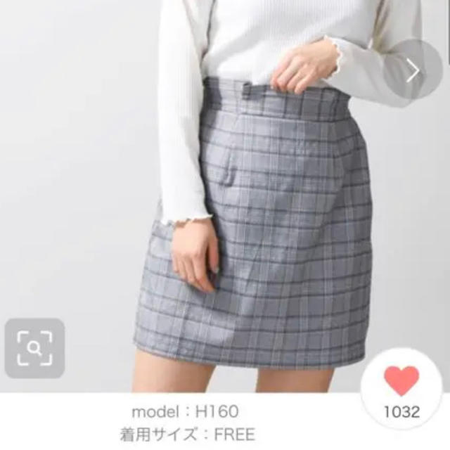 WEGO(ウィゴー)の‪‪❤︎‬ checkskirt ‪‪❤︎‬ レディースのスカート(ひざ丈スカート)の商品写真