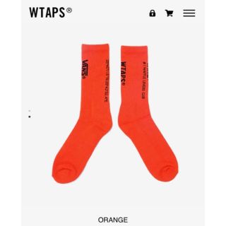 ダブルタップス(W)taps)のオレンジ WTAPS VANS SOX COMBINE (ソックス)