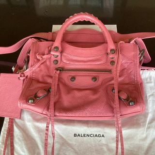 バレンシアガ(Balenciaga)のバレンシアガ　ミニシティ　大人気ピンク！(ハンドバッグ)