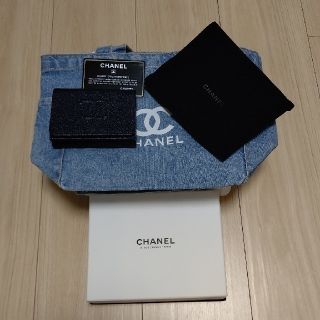 シャネル(CHANEL)のご専用です！CHANELの新品 三つ折り財布  ダークネイビー(財布)