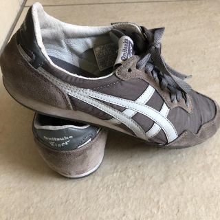 オニツカタイガー(Onitsuka Tiger)のオニツカタイガー　スニーカー　25.0cm グレー(スニーカー)